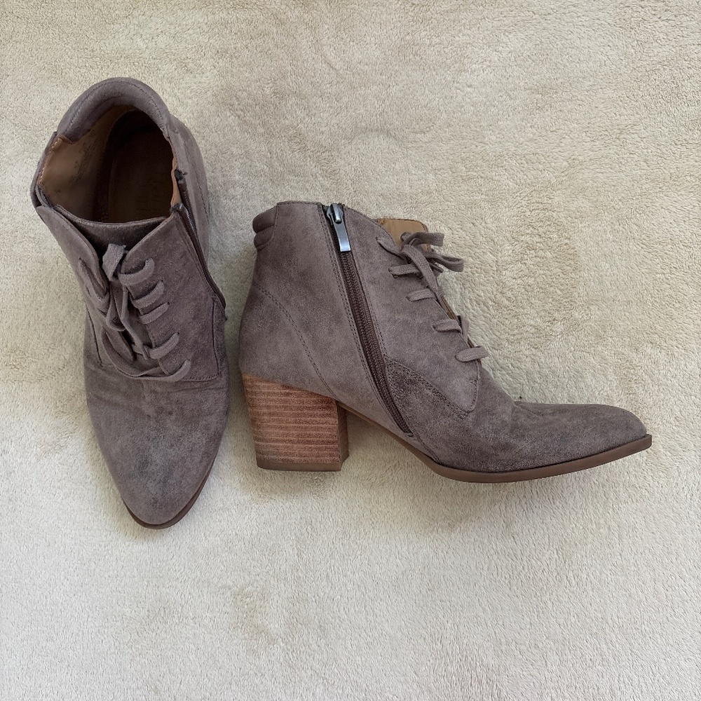 Brown booties